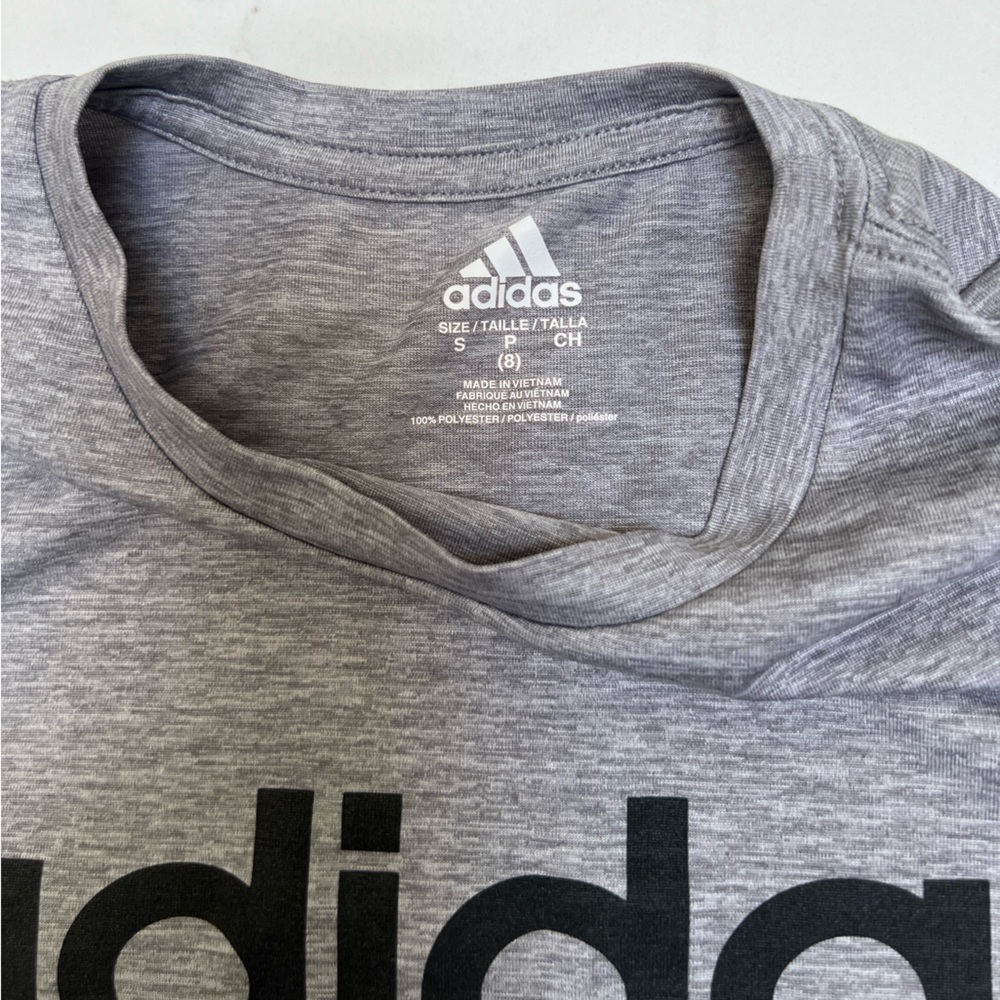 Adidas boys short sleeve athletic shirt